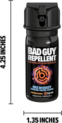 Miniatura 2 de Byrna BGR MAX - Spray de pimienta + gas lacrimógeno  Máxima potencia de frenado  Tecnología DYE de marcado UV  Aerosol de autodefensa de fuerza