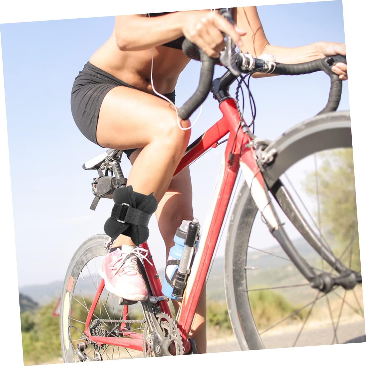 Yardwe 1pair Wear-resistant Ankle Weights for Running and Walking for Endurance Training for Cardio and Aerobics