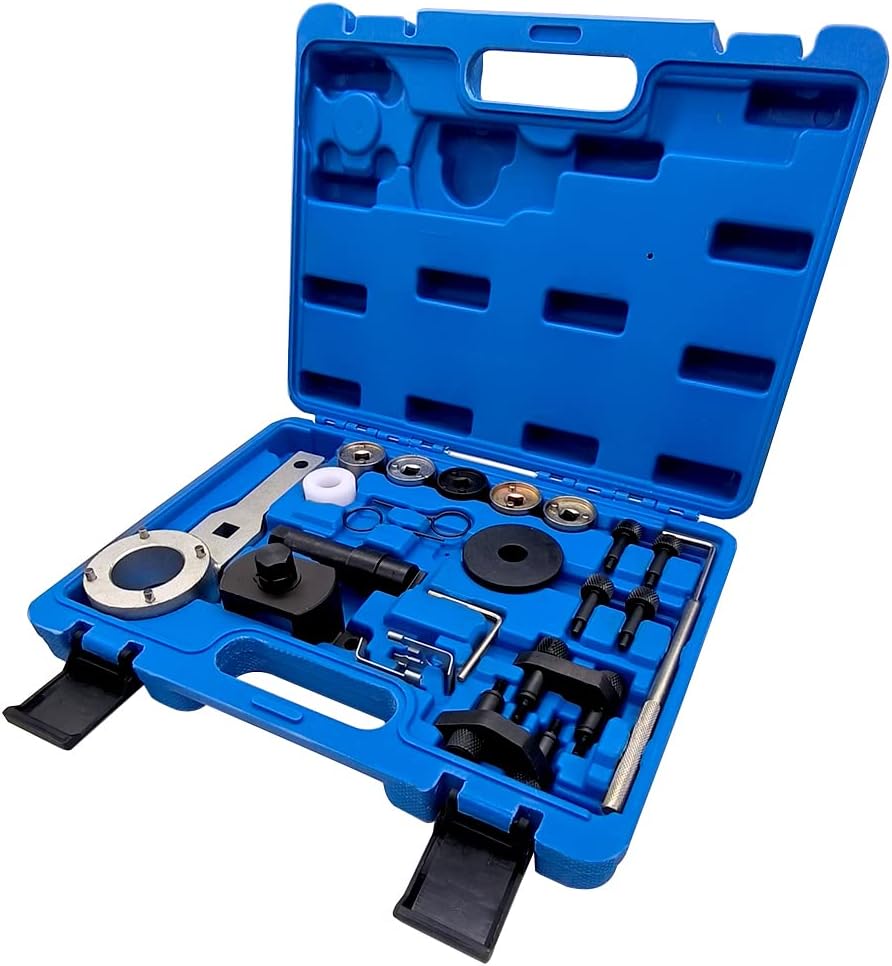 YSIL Engine Timing Tool Kit Compatible with VAG VW Skoda EA888 1.8 2.0TSI TFSI Camshaft Crankshaft Timing 22pcs with Carry Case