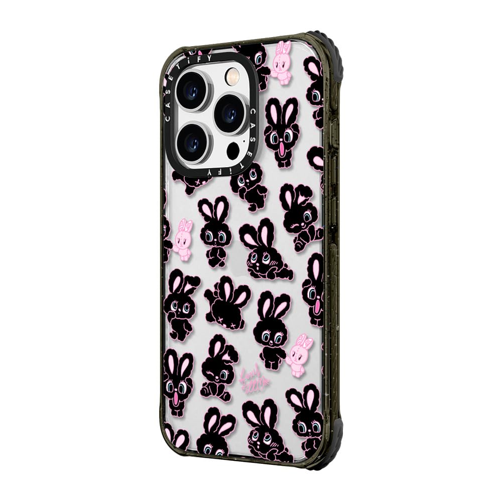 CASETiFY iPhone14 Pro ケース ブラック ロゴ 総柄 Amazon.co.jp: CASETiFY ウルトラ インパクト iPhone 14 Pro ケース