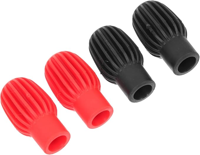 Cubiertas Silicona para Baquetas 4 Piezas Negro Rojo miniatura 9