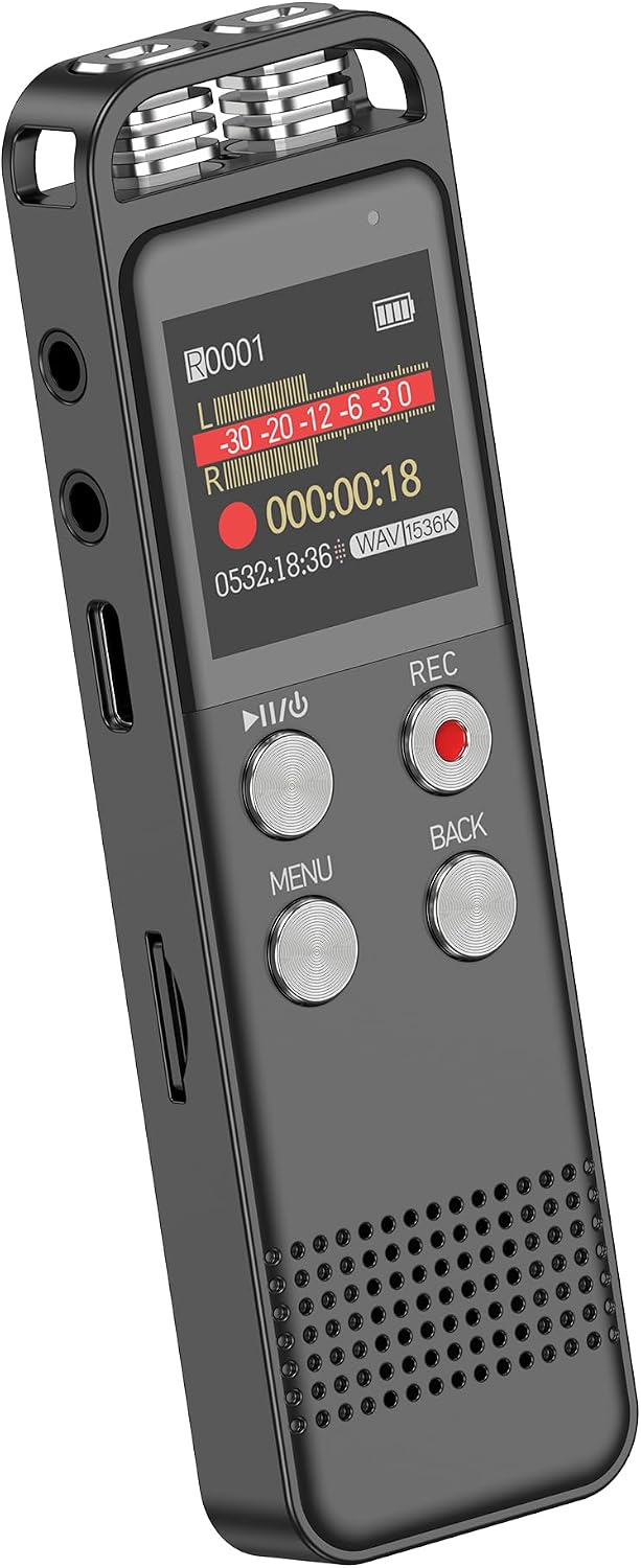 Voice Recored Instrument 8GB Digital Voice Activated Recorder User Manual