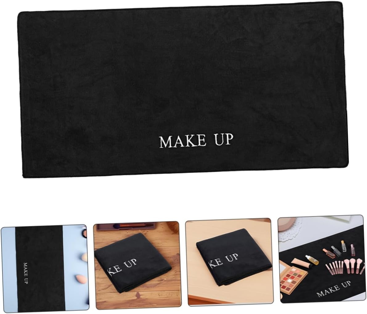 Alipis Vanity Mat for Bathroom Multi-Functional Table Protection Mat 2pcs Drawstring Makeup Set