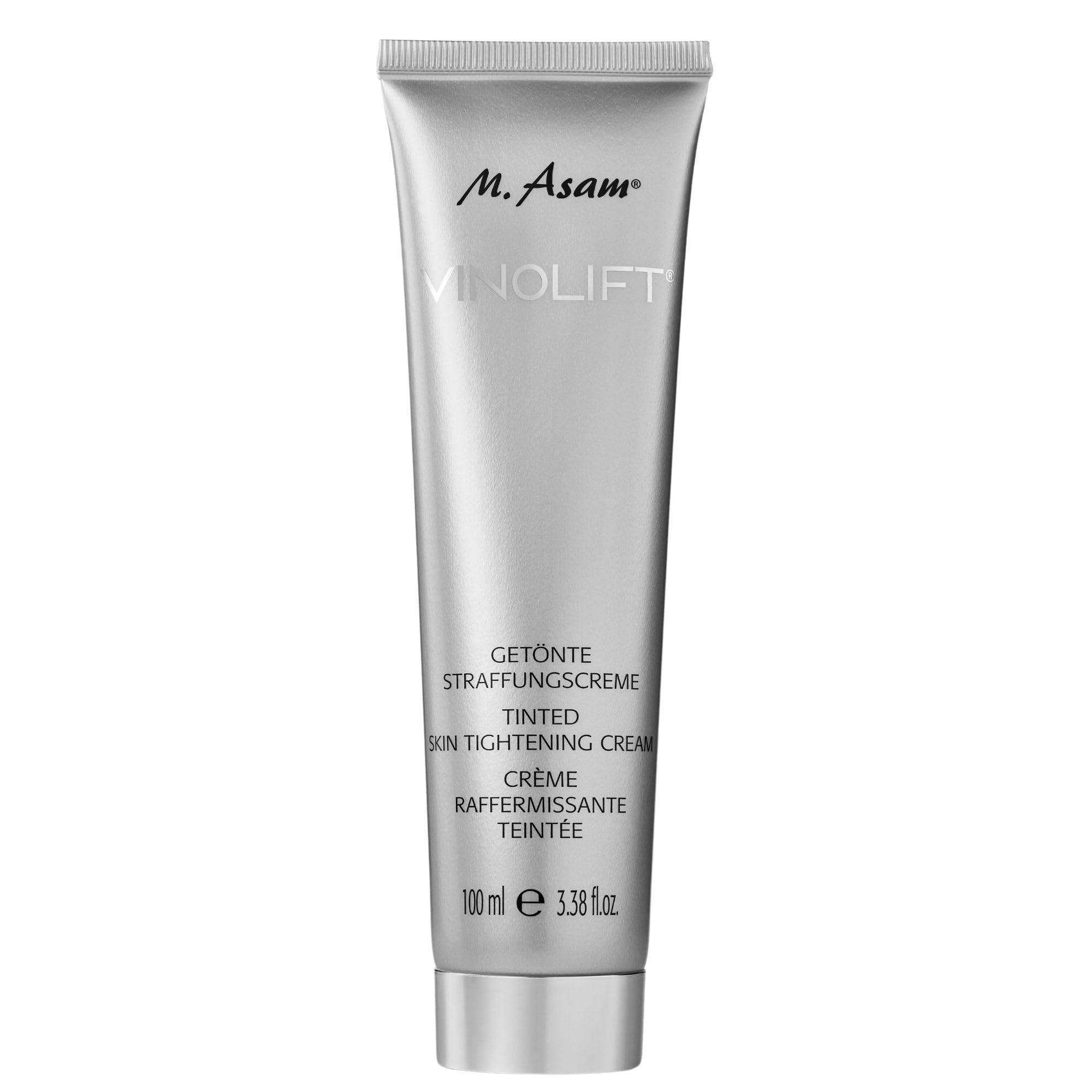 M. Asam VINOLIFT Getönte Straffungscreme (100 ml) – Getönte Tagescreme Mit Resveratrol & Traubenkernöl, Anti Aging Creme Für Reife Haut, Pflegende Gesichtscreme Damen & Männer