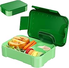 Children's Lunch Box with Compartments, 900 ml, Bento Box, BPA-Free, Lunch Box, Leak-Proof for Microwaves and Dishwashers, Lunch Box for School, Work, Picnic