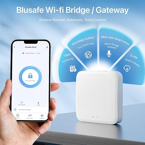 Miniatura 2 de TUYA - Puerta de enlace WiFi para timbre de puerta inteligente, cerrojo de huella digital