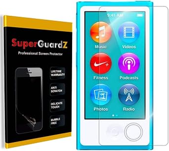 [8-Pack] for iPod Nano 7 7th Gen Screen Protector, SuperGuardZ, Anti-Glare, Matte, Anti-Fingerprint, Anti-Scratch, Anti-Bubble [Lifetime Replacement]