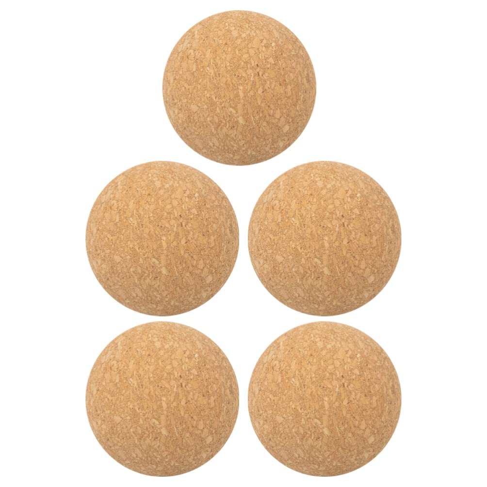 LIOOBO 5pcs Football Mini Soccer Balls Small Soccer Balls Desktop Soccer Balls Interactive Balls Wooden Desktop Balls Wooden Tabletop Balls Wooden Soccer Balls