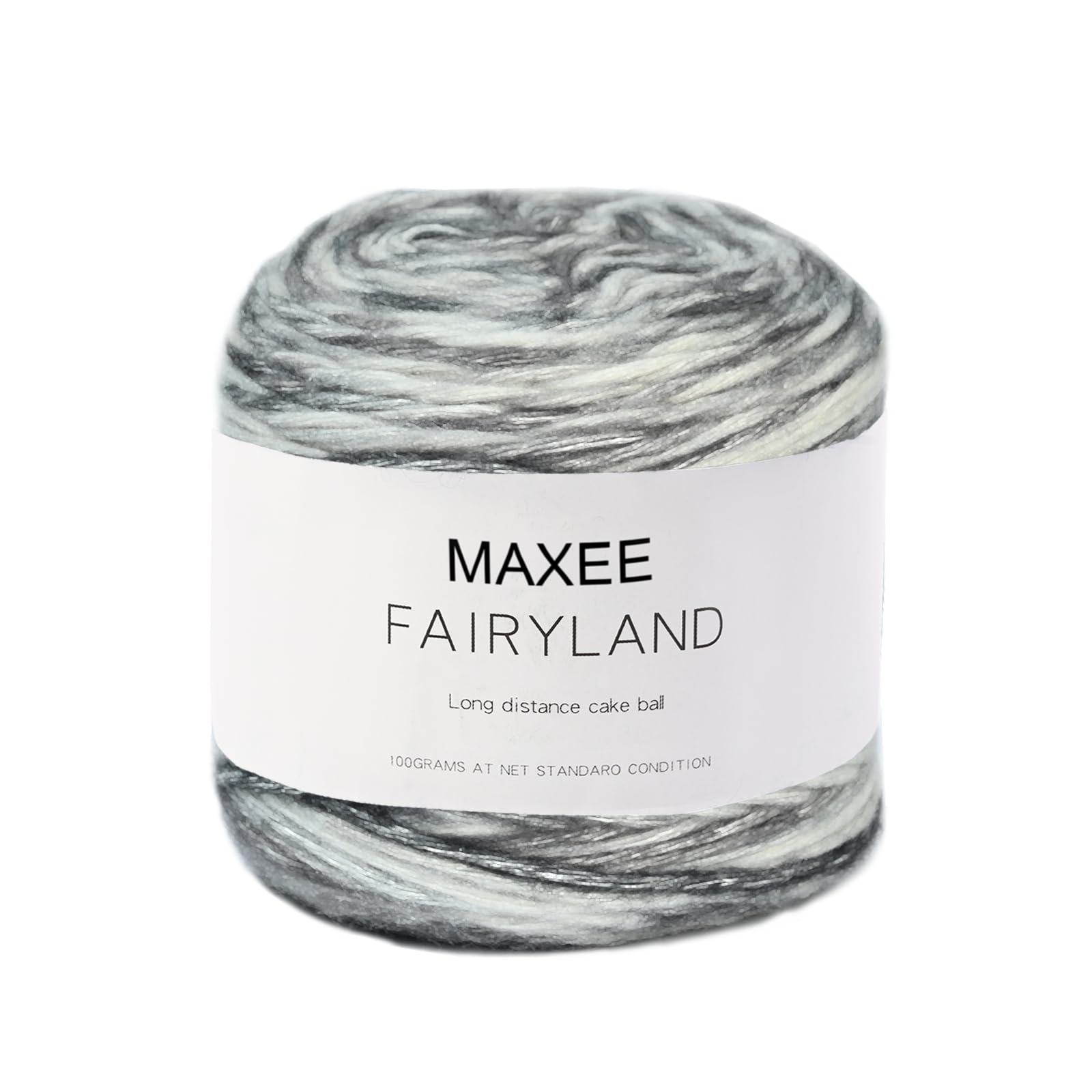 Maxee Farbverlaufsgarn, 100g 250 Meter Cupcake Bobbel, Regenbogenstreifen, Mehrfarbiges Gradient Häkelgarn, Häkeln Baumwoll Strickgarn, zum Pullover, Hüte, Mütze, Schal, Decke
