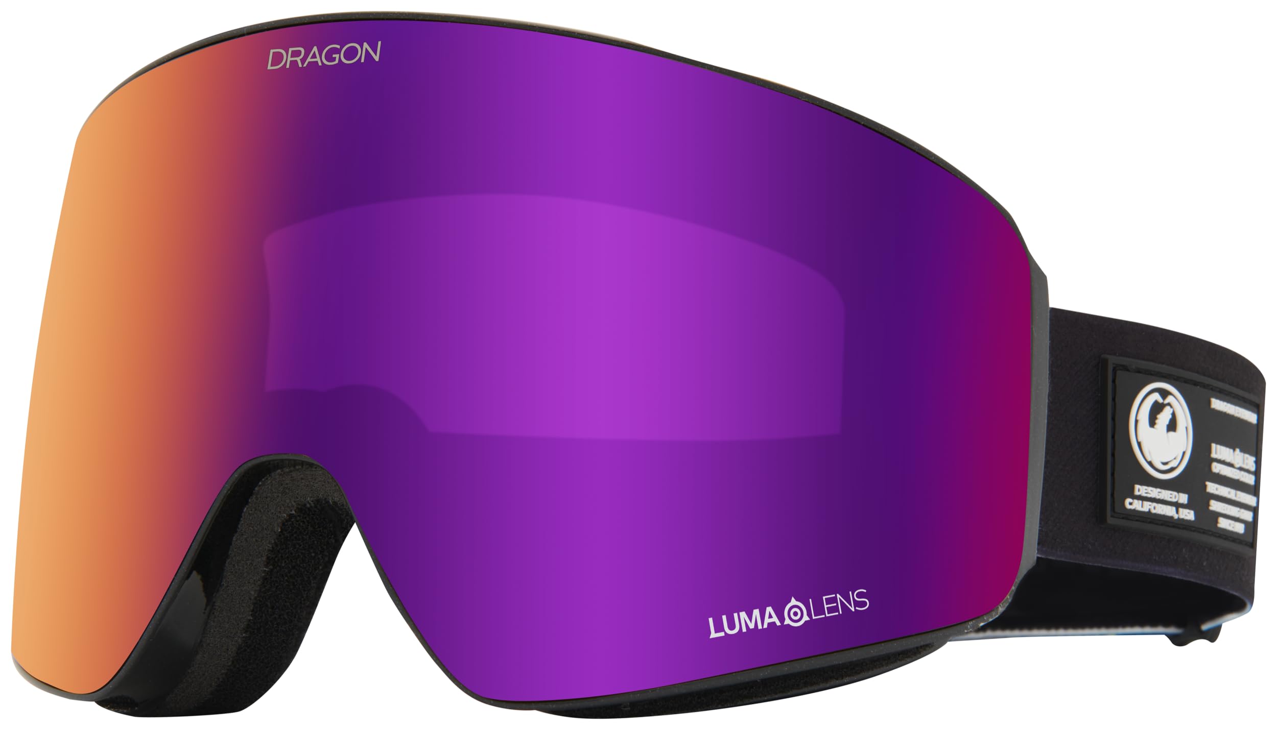 Dragon PXV Snow Sport Goggle - Black Pearl Frame | Lumalens Purple Ion Lens