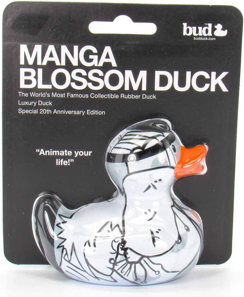 Magna Blossom (Japanese Comic) Rubber Duck Bath Toy | by Bud Ducks | Elegant Gift Ready Packaging- Animate Your Life | Child Safe | Highly Colectable
