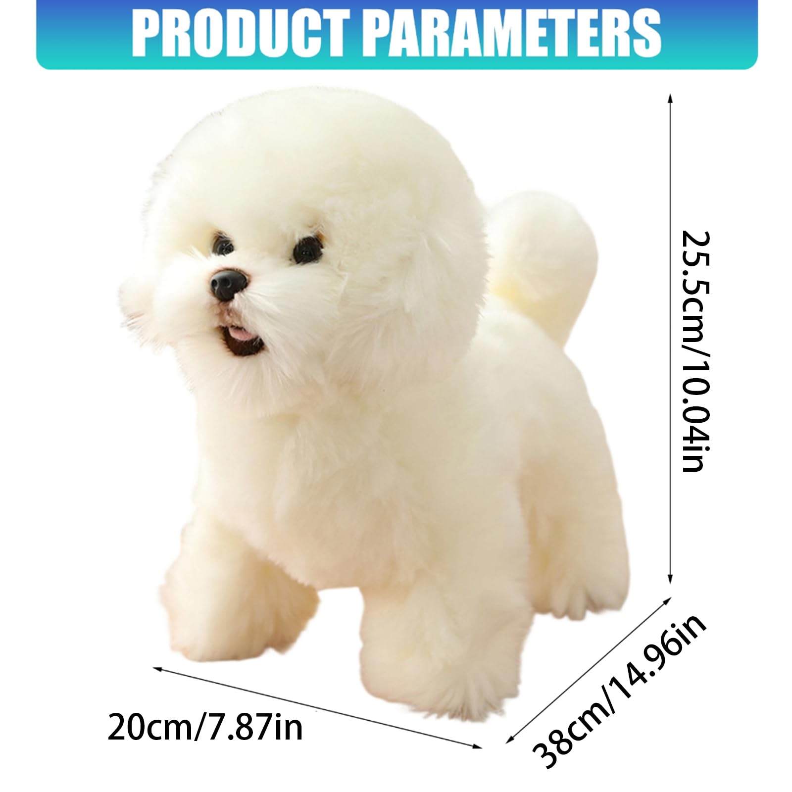 Peluche Cucciolo interazione, Morbidi Animali Peluche