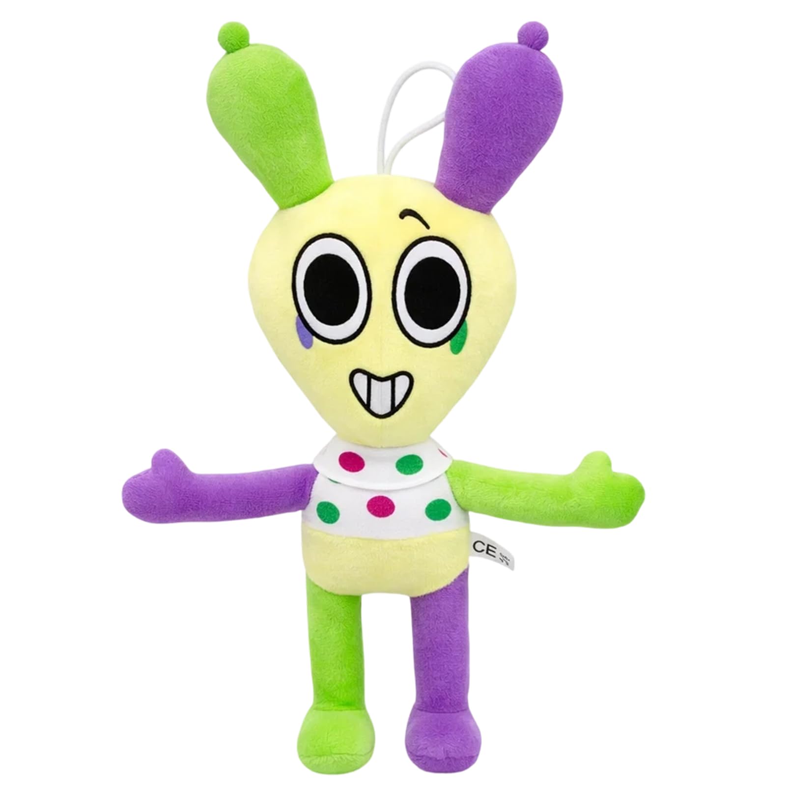 33 cm Cuddly Companion Suitable for Comfort Great for Playtime Companion and Gift for Special Occasions Purple and Green Rabbit Plush Toy