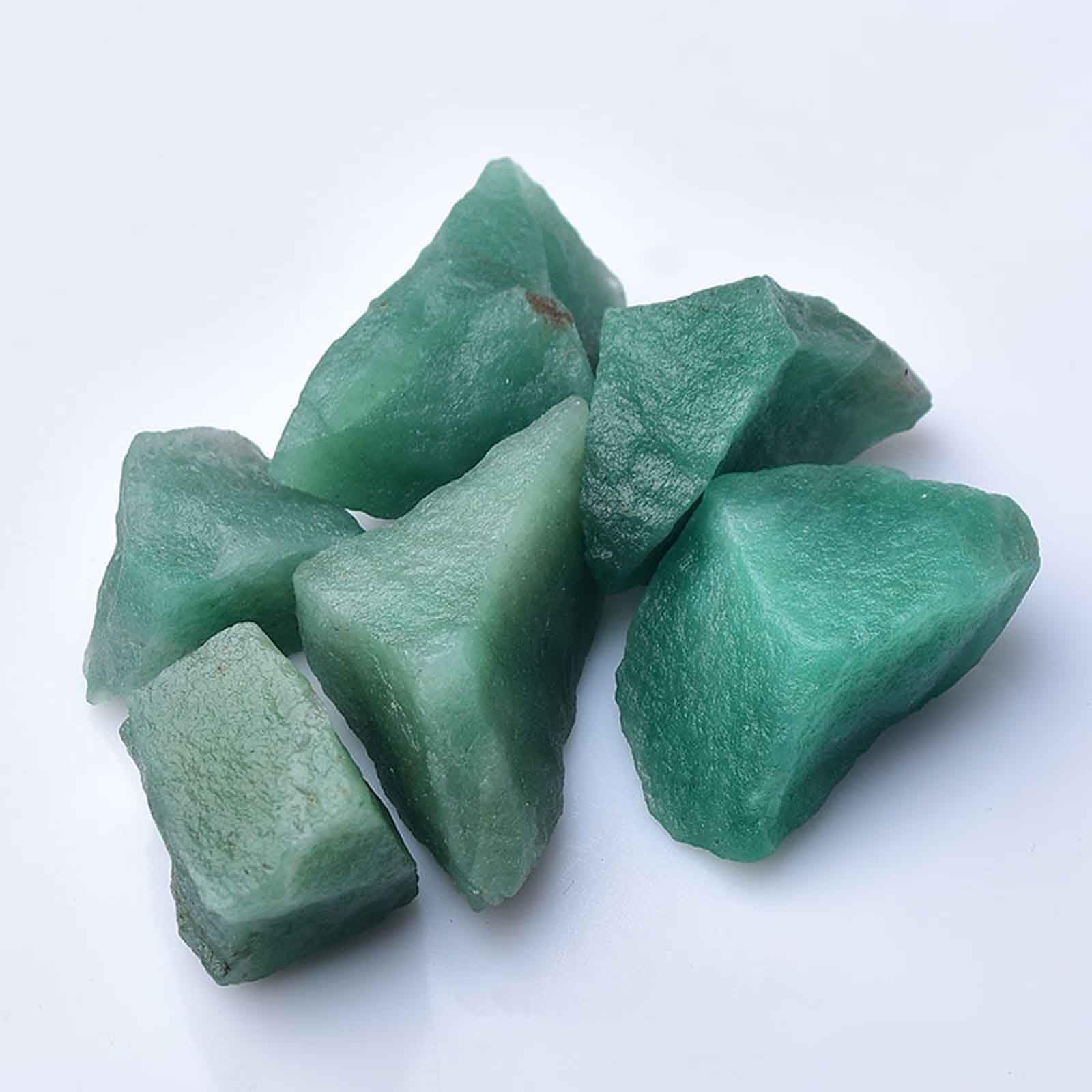 Kryształy, Surowe kryształy zielonego awenturynu, do przewracania się, kabin(1.2~2in/1.1lb)