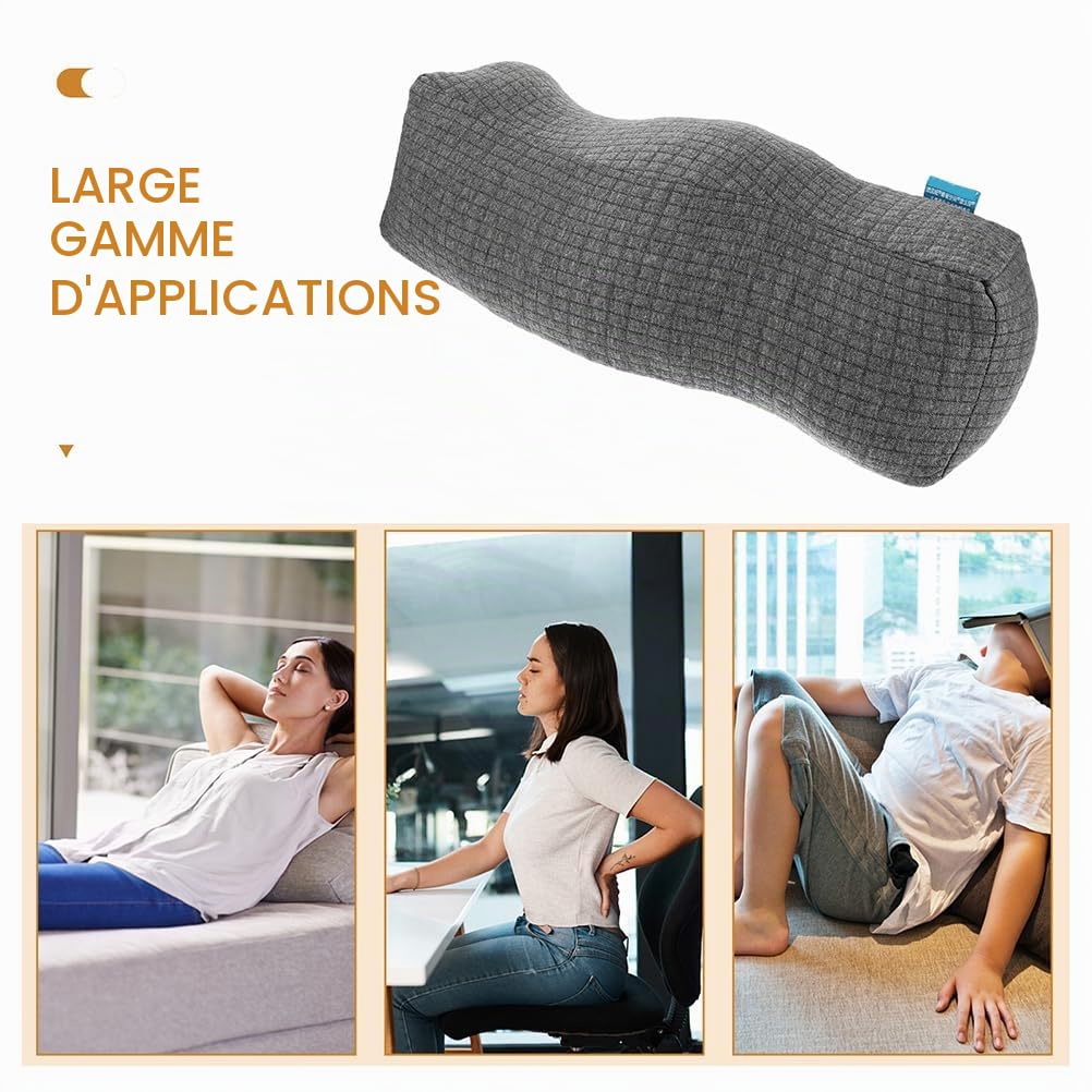 EXCEART Oreiller Repose-Jambes Ergonomique Coussin De Jambe SuréLevé pour Bureau Maison AméLiore Circulation Sanguine Soulage Pression Pieds Confortable 21.65 X 7.09 X 5.91 Pouces