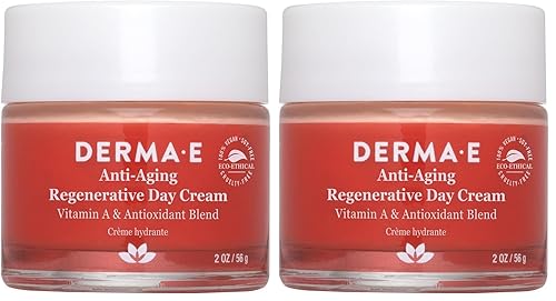 Miniatura 6 de Derma E Crema de día regenerativa antienvejecimiento – Crema hidratante de astaxantina para rostro – Crema antiarrugas ligera y reafirmante