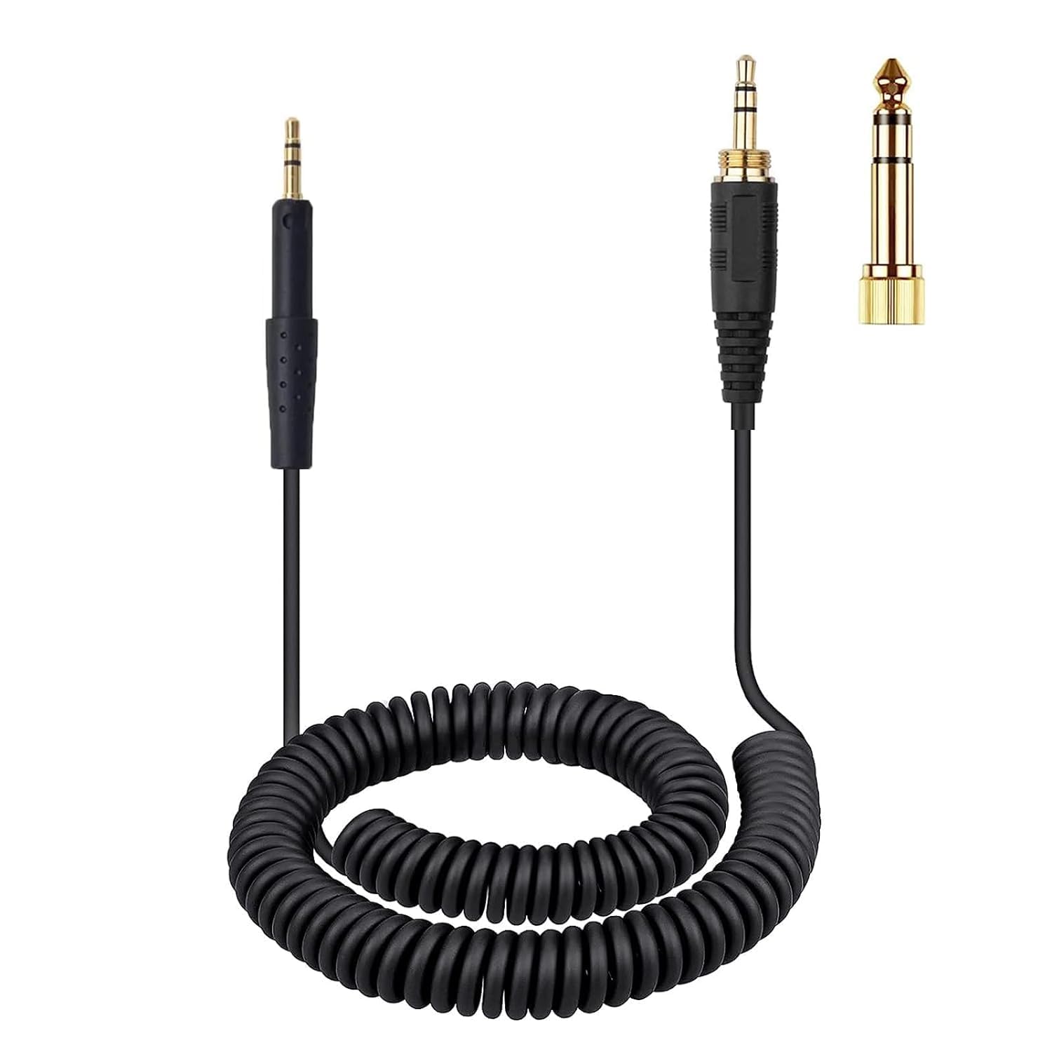 SENNHEISER HD25 変換アダプター付き Sennheiser、オスコネクタ、デュアル3.5mm、メスからオス、hd650