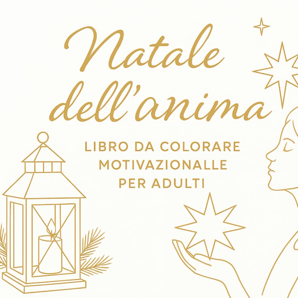 Natale dell’Anima: Libro da colorare motivazionale per adulti