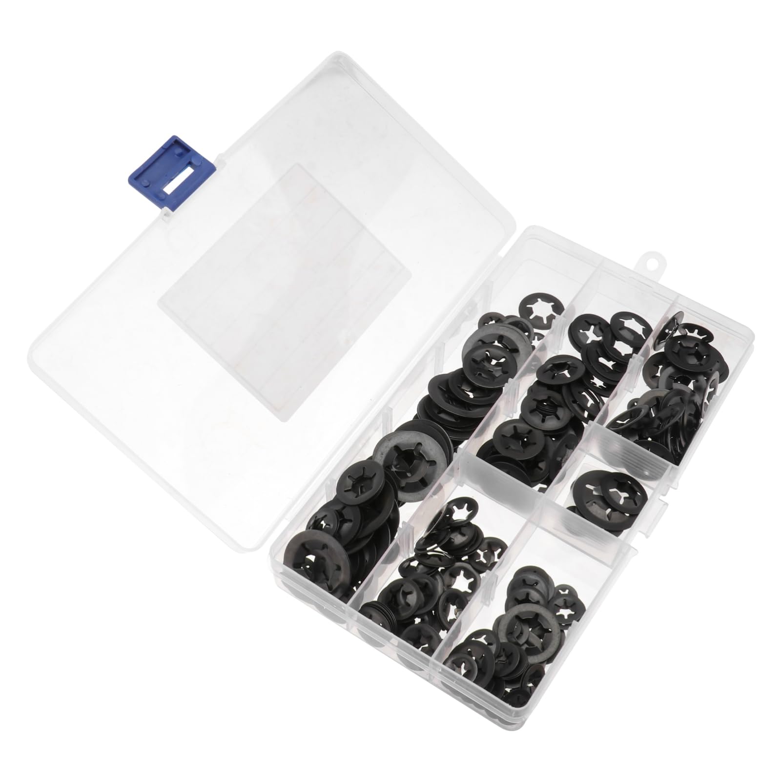 Rondelles Acier Manganèse Gasket Fixation Fleur Raccords Boîte 280 Pcs - 8