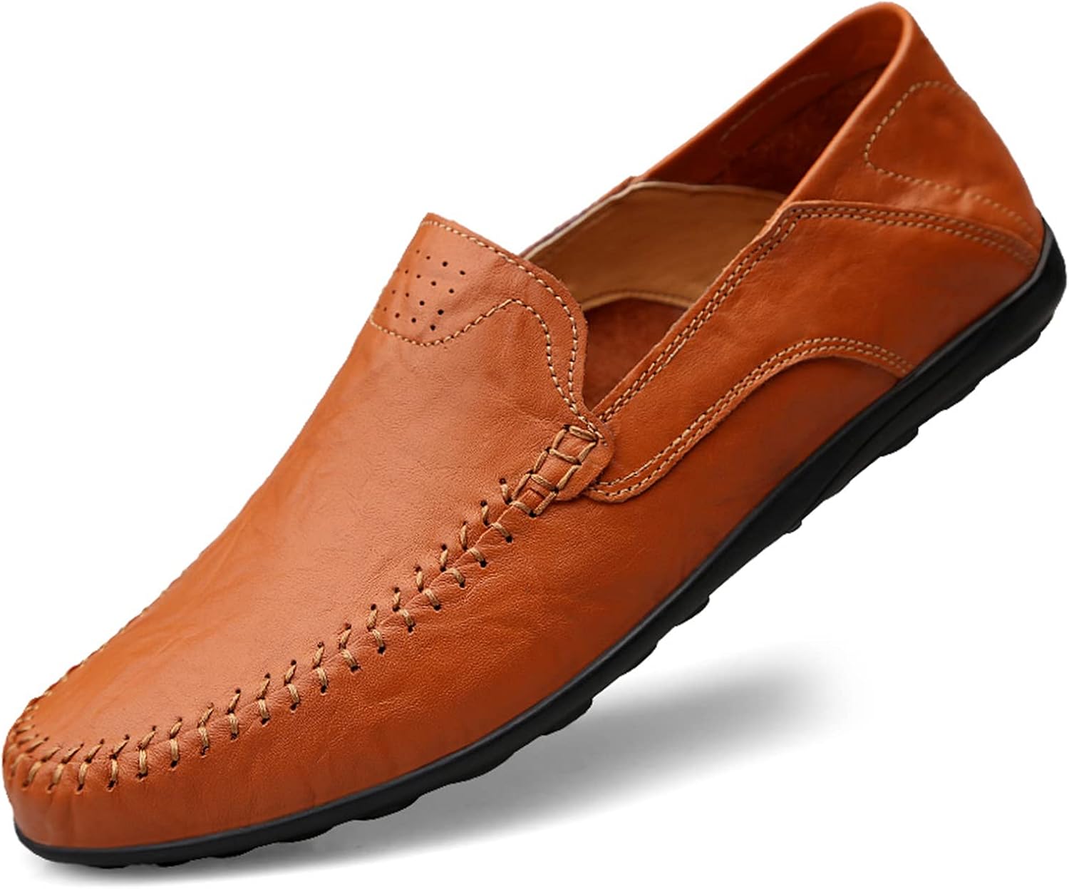 Mens Loafers Driving Moccasin Shoes Slip on Leather Business Oxford Dress Shoes for Men