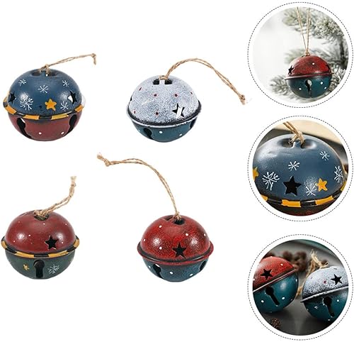 Miniatura 2 de Didiseaon 4 adornos colgantes de Navidad para decoración del hogar, decoraciones únicas para crear un ambiente festivo para fiestas y reuniones