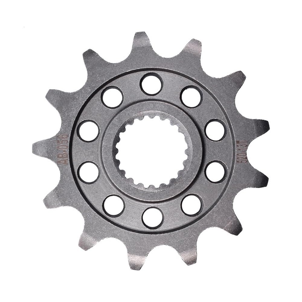 Pignon avant de moto 13T pour éviter l'usure de chaîne 520 sur K X250