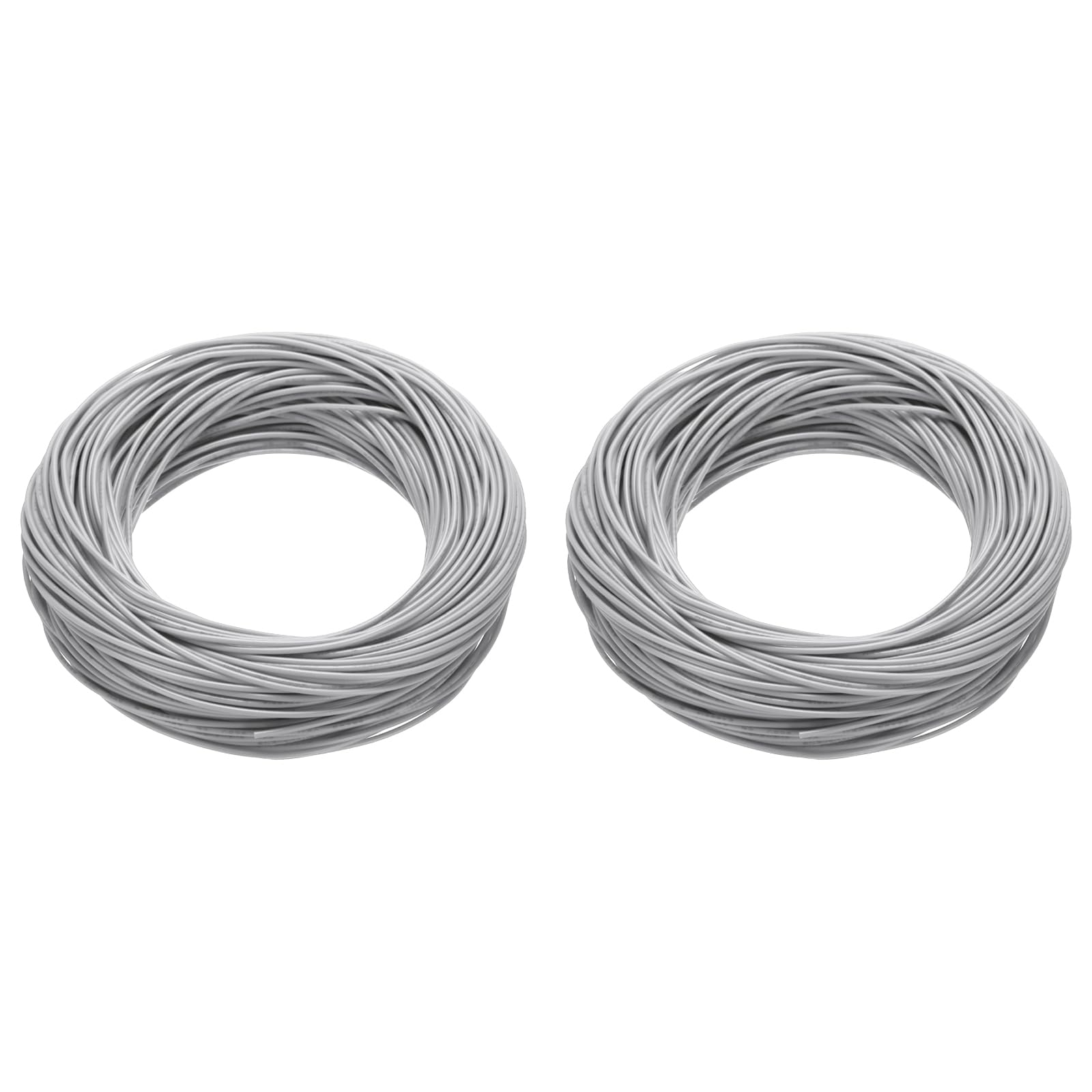 MECCANIXITY 26AWG Wire 26 Gauge Stranded Wire PVC Hookup Wire, UL1007 Tinned Copper Wire 30m/100ft Gray for Internal Connecting Wire