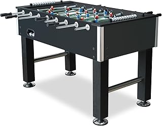 Seydrey 55-Inch Competition Foosball Table, Wood Finish with Black Legs (Black 55inch)