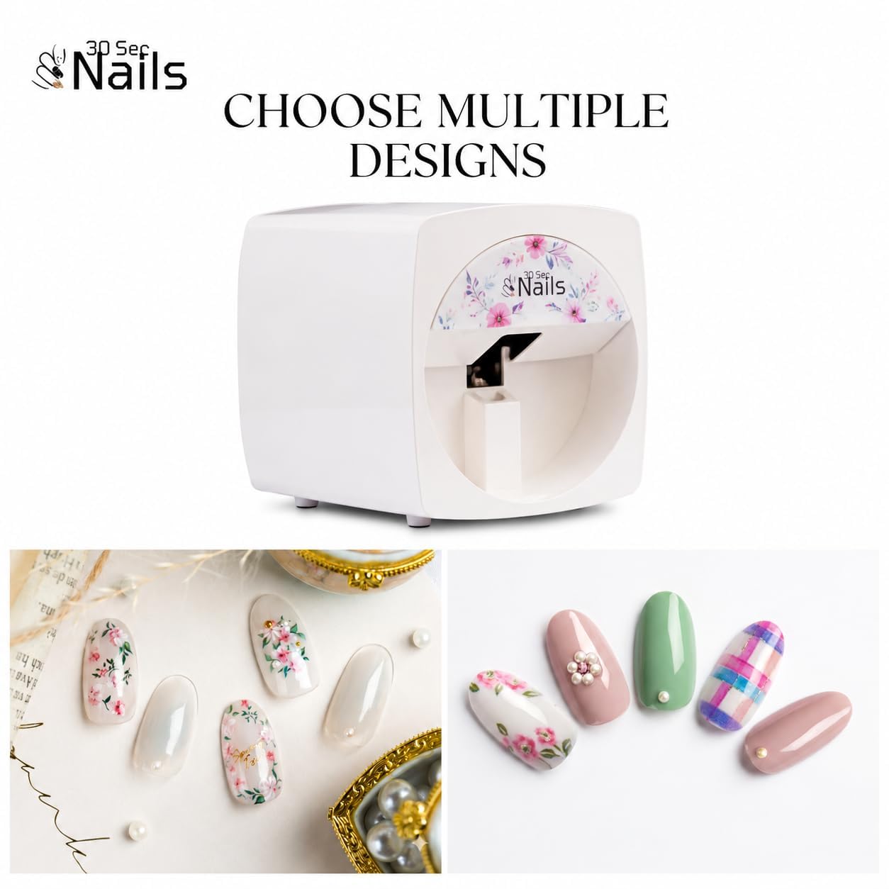 30 Sec Nails Automatic Nail Printer Machine for Women | DIY Nail