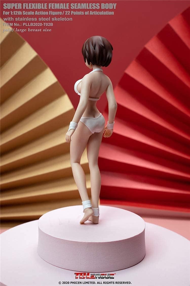 TBLeague 1/12 Scale Female Super Flexible Seamless Body 6 inch Anime Girl Action Figure PLLB2020-T02B