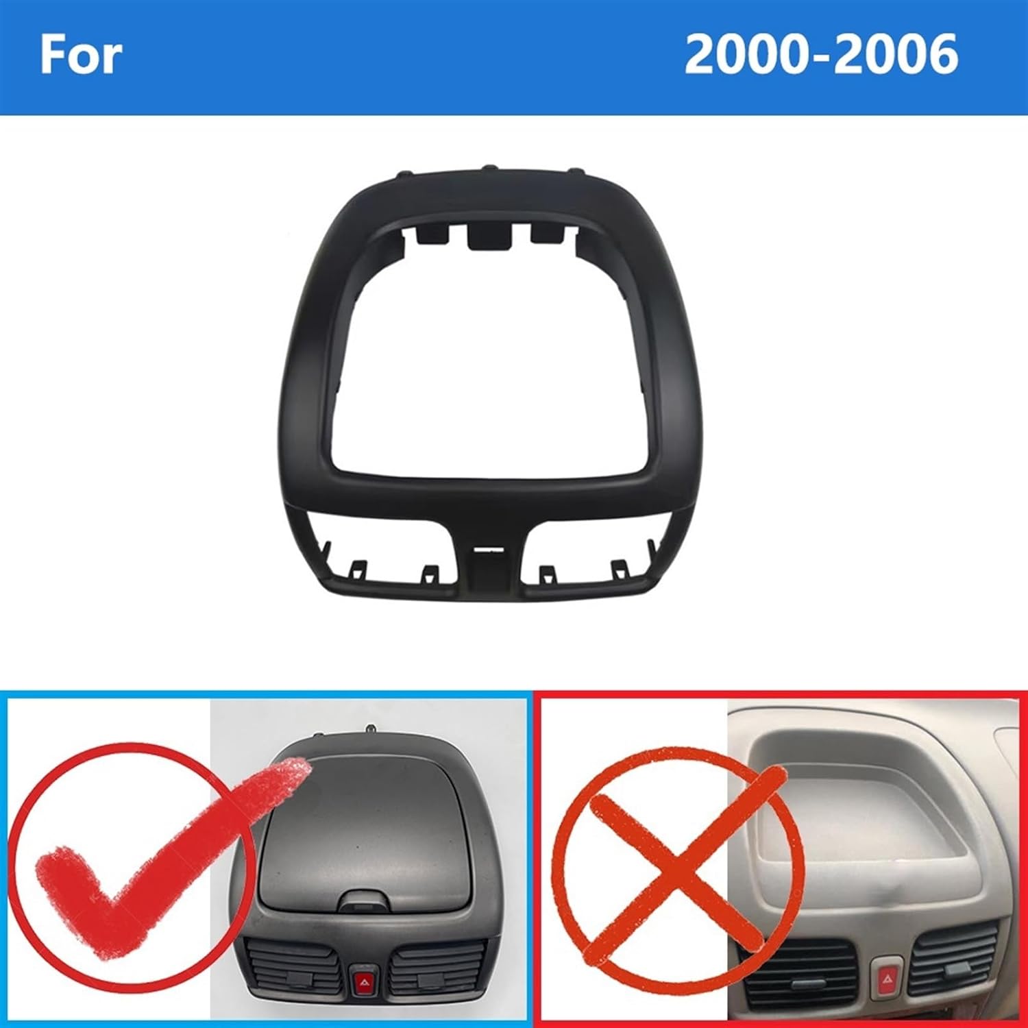 Car Air Vent Outlet Panel Air Vent Outlet Panel Air Condition Compatible for Nissan Sentra Sunny 2000-2006 Air Conditioning Outlet
