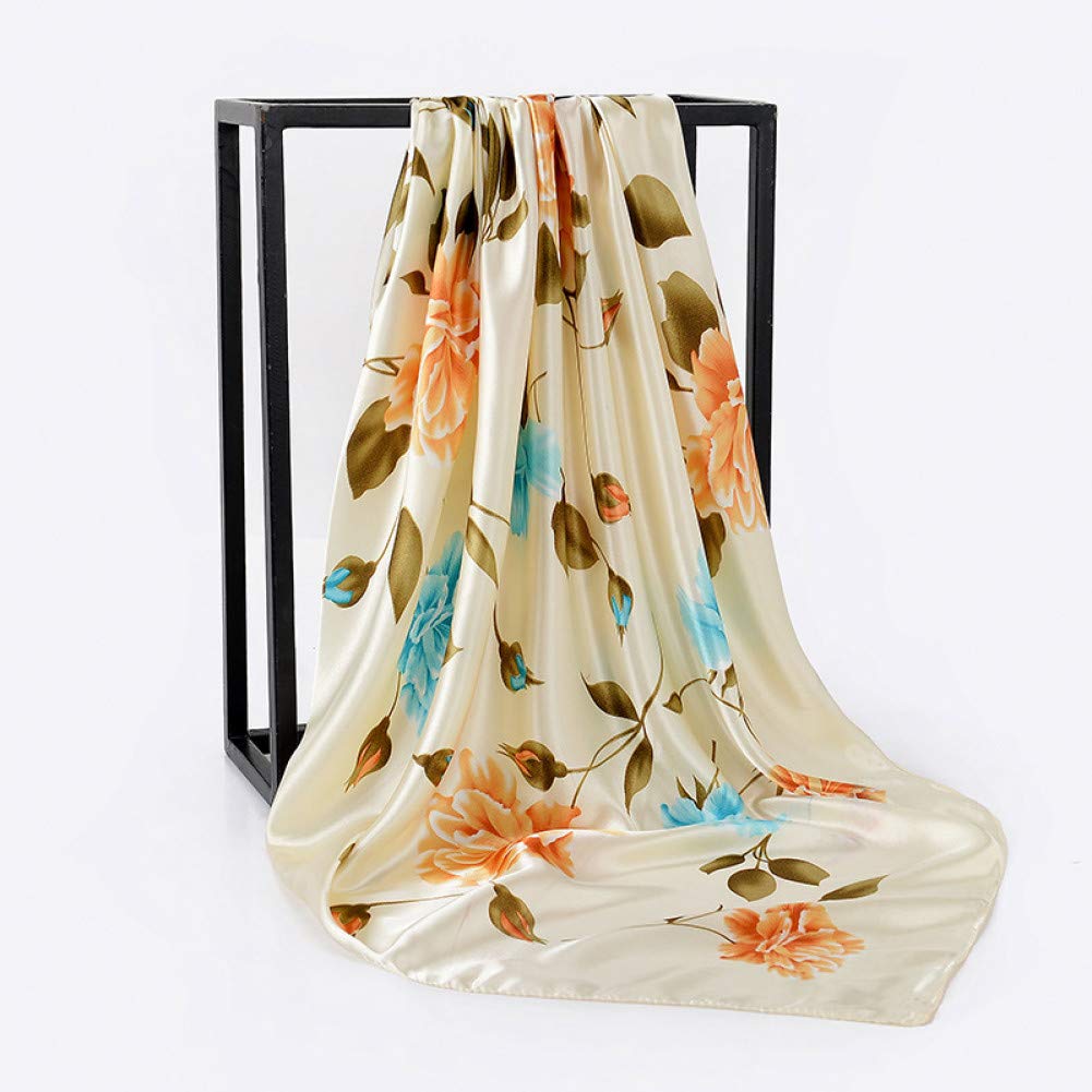Châle et foulard femme en soie premium, écharpe estivale de haute qualité