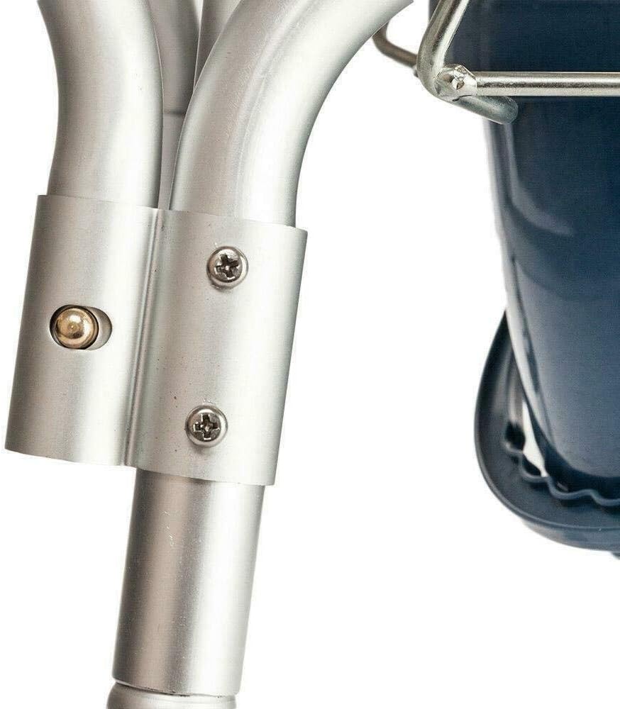 Portable Bedside Toilet Chair Shower Commode Seat Bathroom Potty Stool Adult