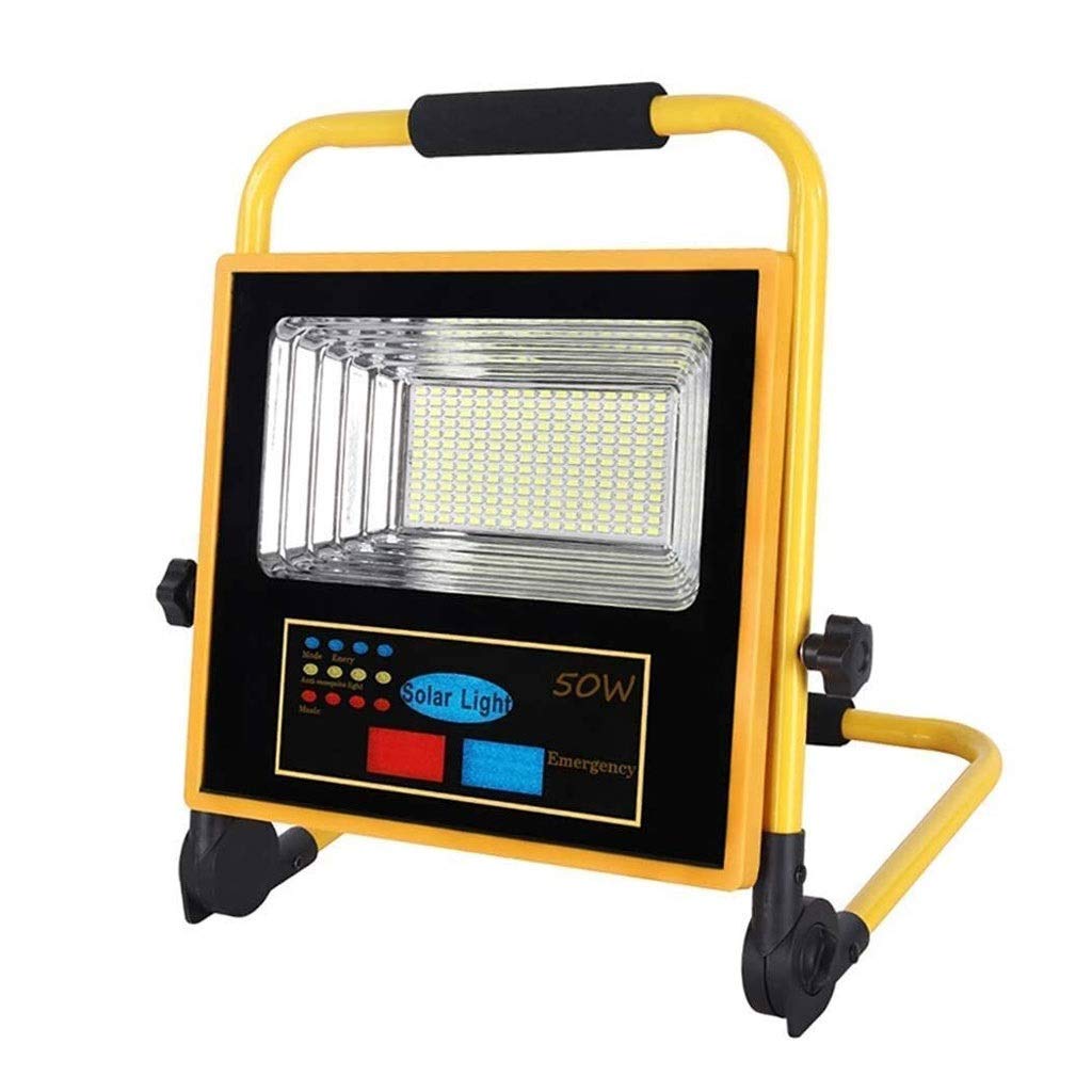 MFLASMF Led Spot Lighting 50W Rechargeable LED Flood Light With Remote Control | IP 65 Waterproof Work Lights For Car Repairing, Fishing, Camping, Hiking