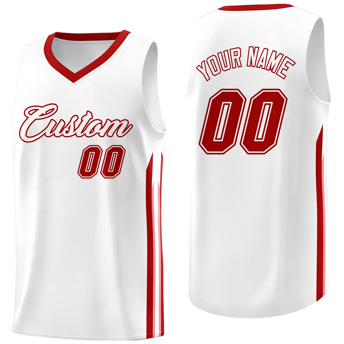 KXK Custom Basketball Jersey, Printed Personalized Name Number for Men Youth