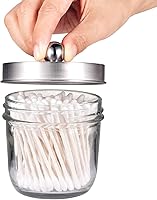 Vista 4 de Amolliar Juego de accesorios de baño de 4 piezas y 2 tarros de níquel cepillado, 3 dispensadores de jabón de loción y 2 soportes para hisopos