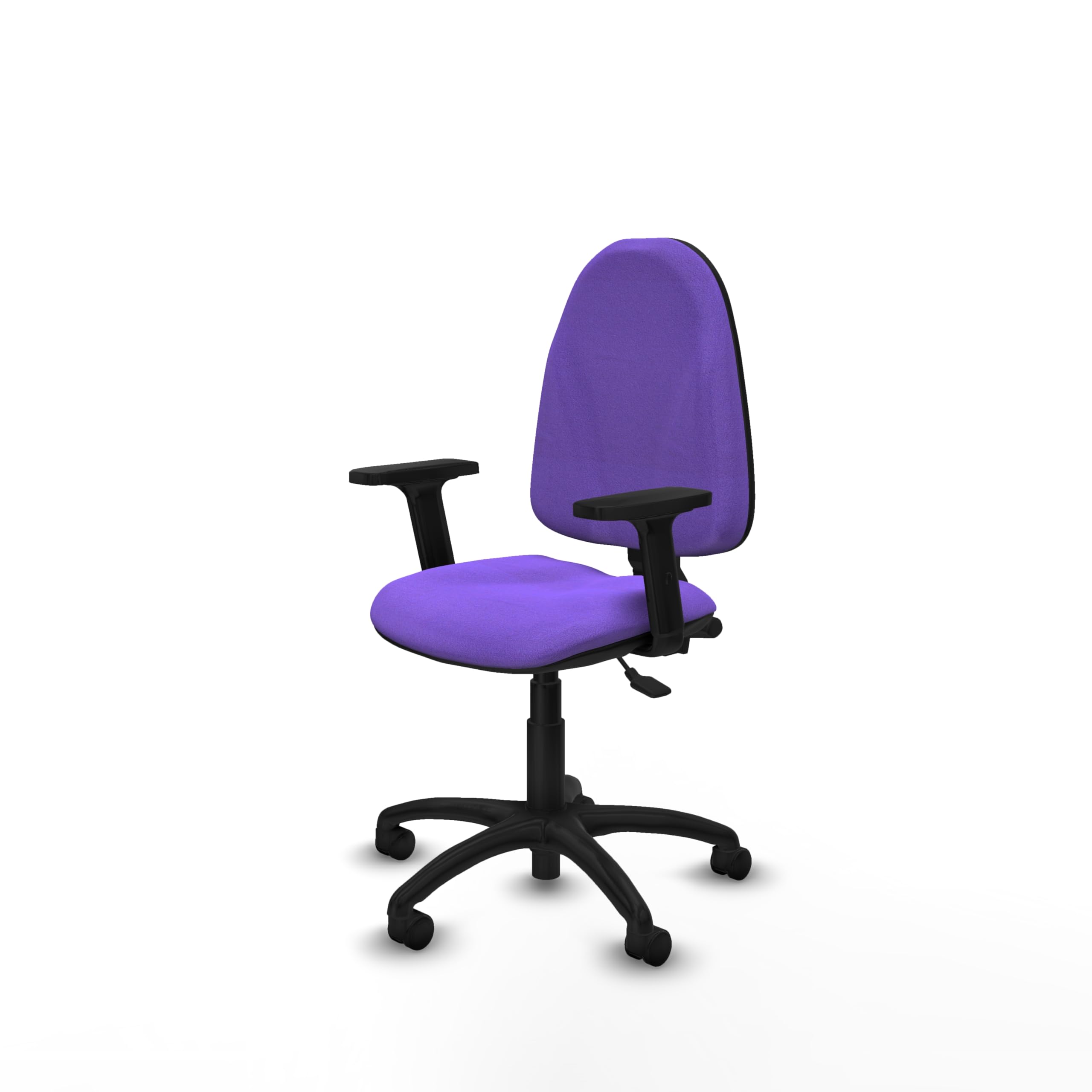 Piqueras y Crespo Silla de Laboratorio ergonómica Algarra con Respaldo Regulable en Altura, Brazos 2D y Mecanismo asincro para 8 Horas de Uso, soporta hasta 100 Kg