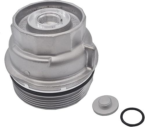 OYEAUTO Conjunto de tapa de filtro de aceite 15620-31060 917-016 compatible con Toyota Lexus Scion Avalon Camry Highlander RAV4 Sienna Tacoma Venza