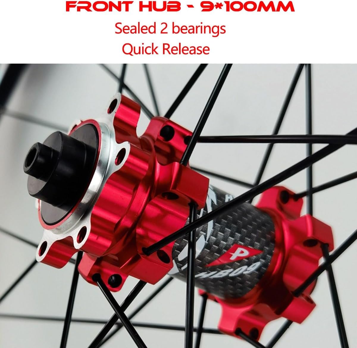 700C Disc Brake Wheelset - 24H Alloy Road Bike Wheels for 7-12 Speed, Quick Release, Double Wall Rim, Fits 700C/29 Tires (HB09-CP30)