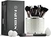 Makeup Brushes Set 17PCS Beauty Tool Kits for Eye Face Foundation Blender Concealer Makeup Brush With Rotating Turnable Holder