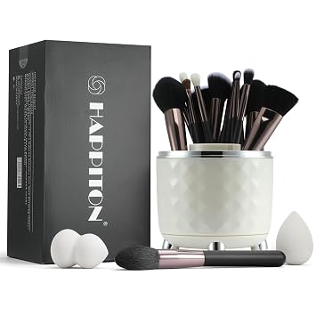 Makeup Brushes Set 17PCS Beauty Tool Kits for Eye Face Foundation Blender Concealer Makeup Brush With Rotating Turnable Holder