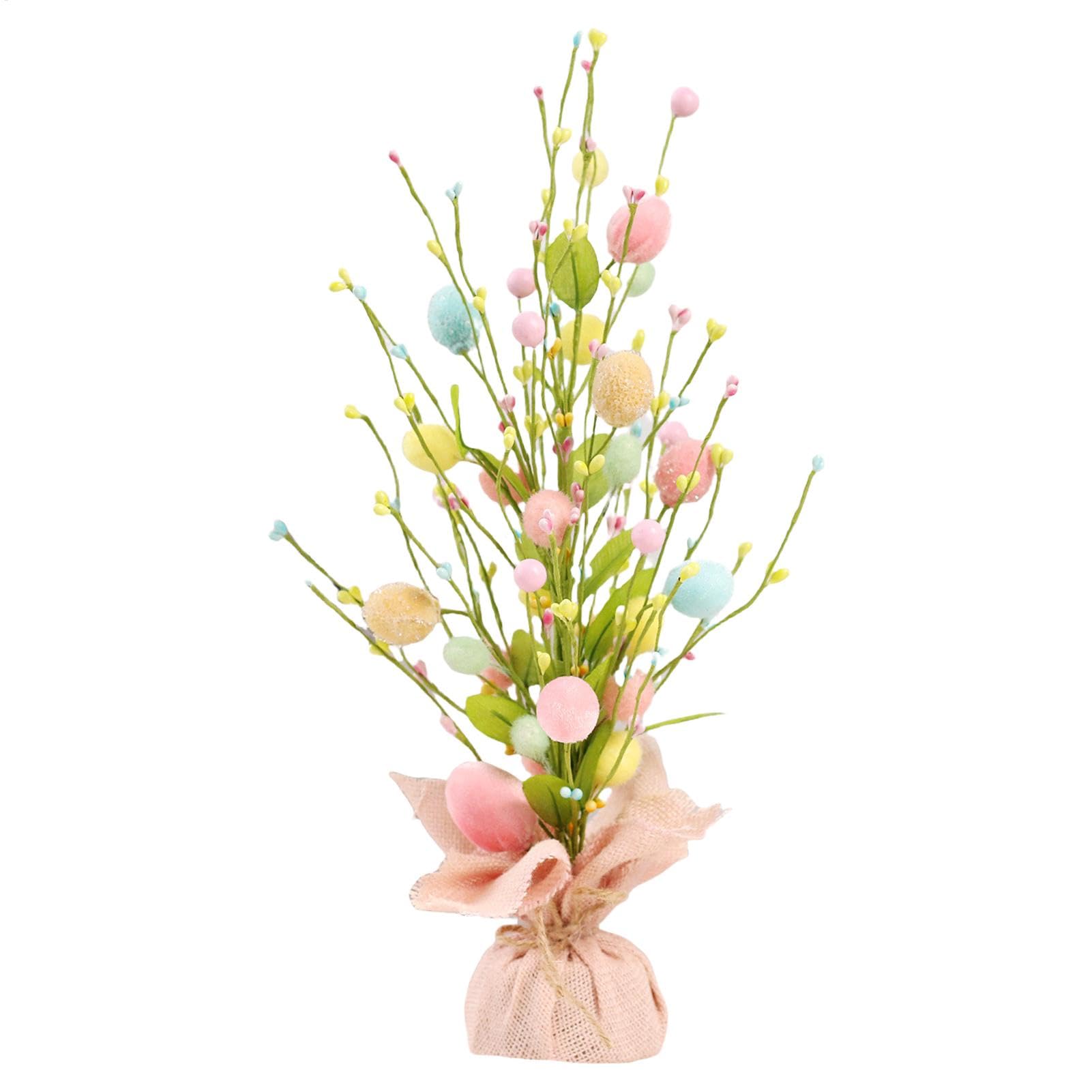 Arbre de baies artificielles de Pâques pour décoration printanière maison