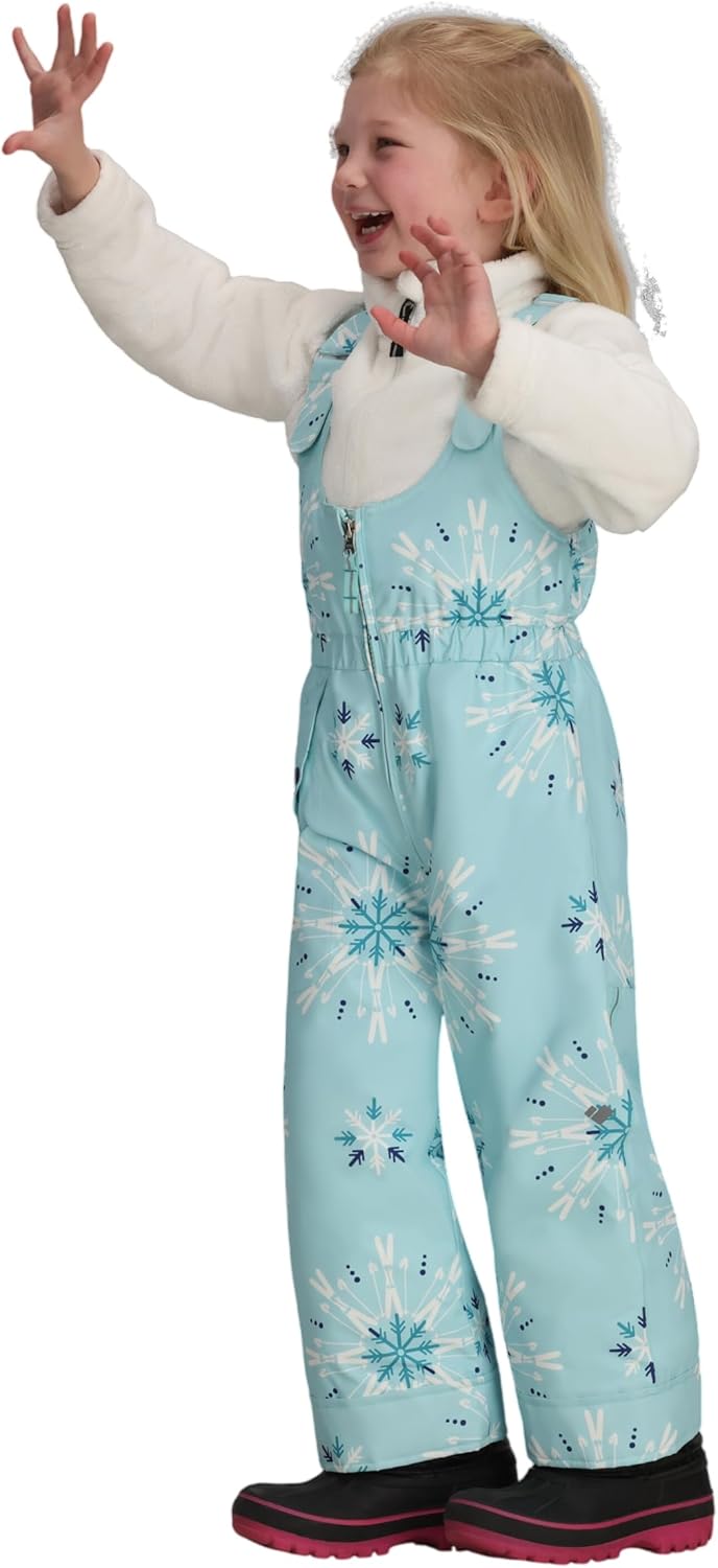 Obermeyer Girls Snoverall Print Snow Pants, Insulated and Waterproof with Kids I-Grow System - Image 2