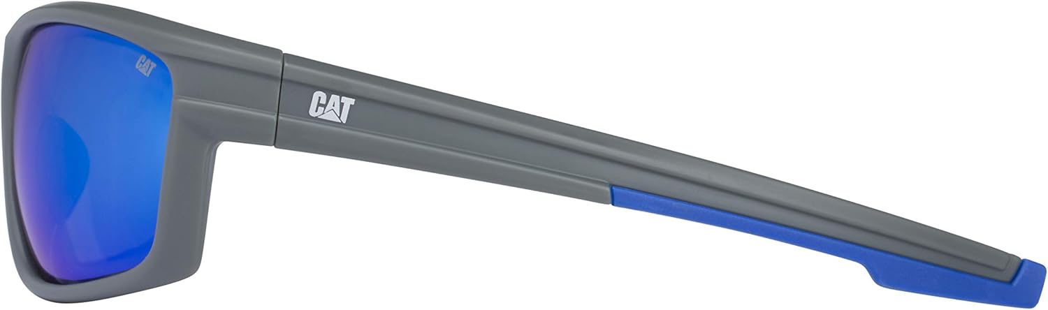 Caterpillar mens Motor Polarized Sunglasses Rectangular Sunglasses