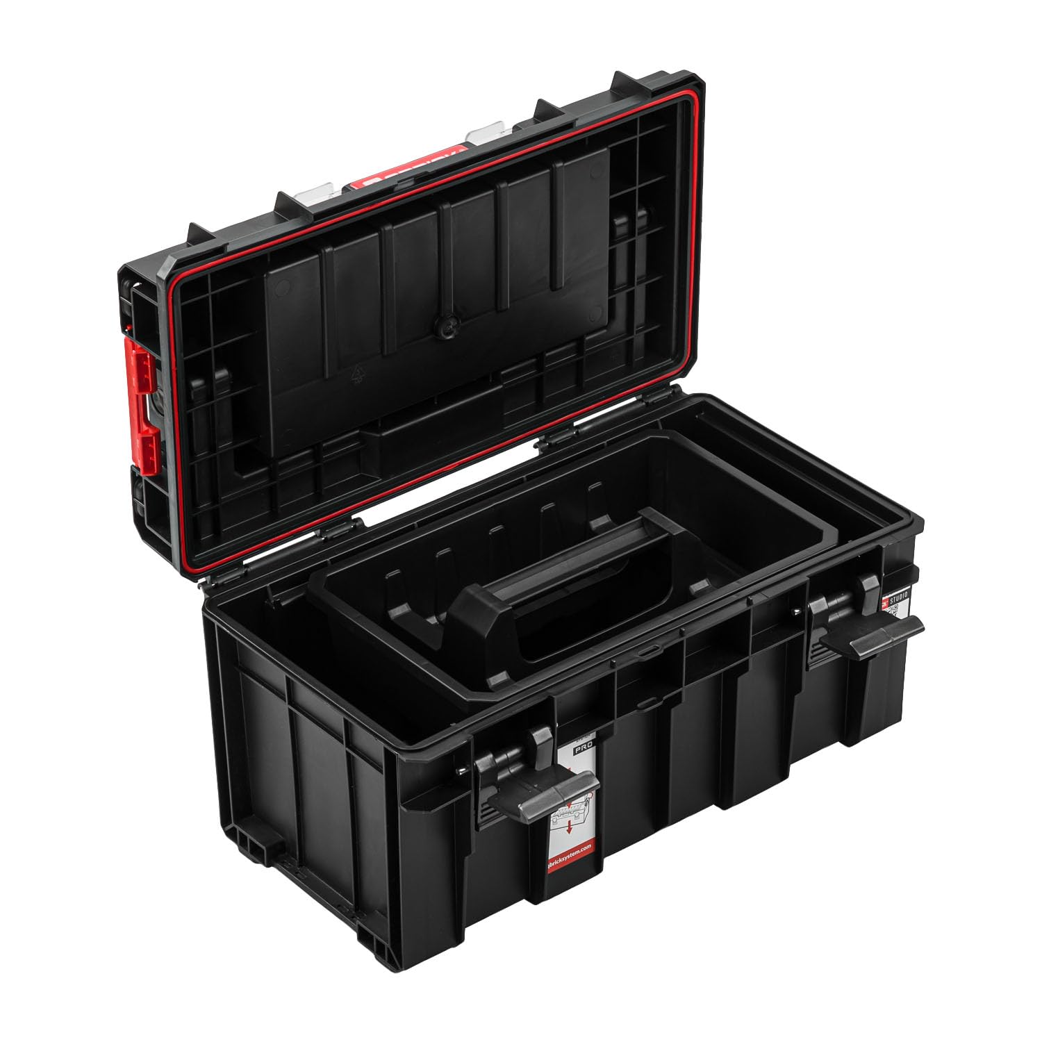 SYSTEM PRO Boîte à outils 500 l x P x H en cm : 45 x 24 x 26 cm Polyvalente, pour usage privé et commercial (PRO500)