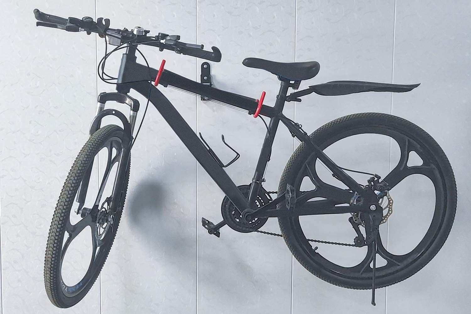 Eapele Bike Wall Mount, Horizontal Bicycle Indoor Storage Hanger Rack for Garage and Apartment, Heavy Iron Made, Support to 88lbs : Sports & Outdoors