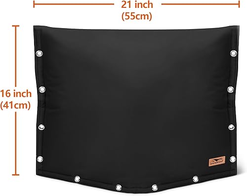 Vista 24 de Cubierta de prevención de reflujo de apertura lateral, cubierta aislante de tubería para válvula de riego, válvula de rociador, tubería de agua al