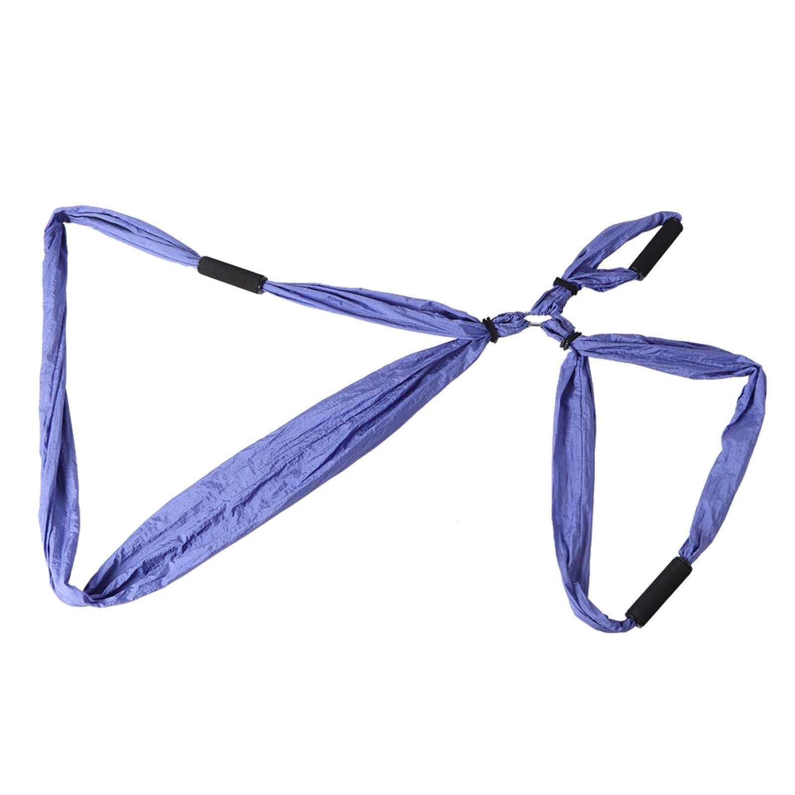 Tessuti in Nylon con Imbracatura per Altalena Aerea Amaca da Yoga Squisita fattura Traspirante antigravity tessuto per la Forma del Corpo(Elegant Paski