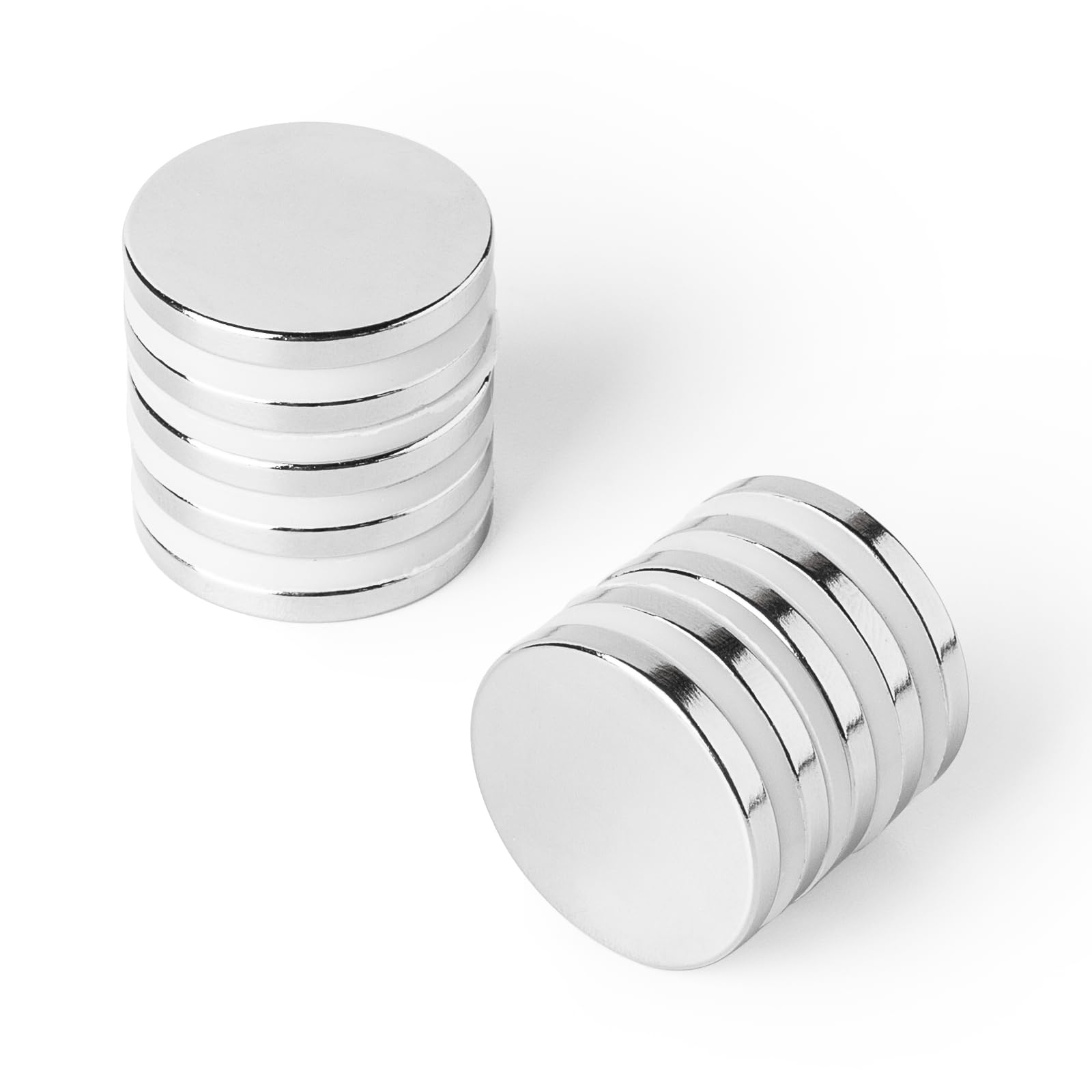 MaajeeKuto Mini-Magnet Rund 25 x 3 mm – Extra stark, 3 Stück