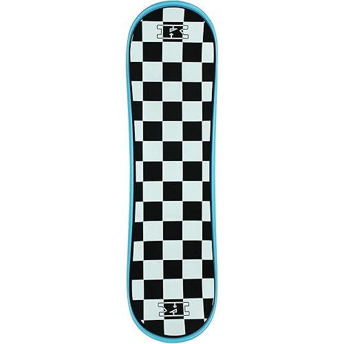 Krown Snowskate Plastic Polymer Skateboard Style Dual Kick Snowboard with Foam Grip – Many Graphics